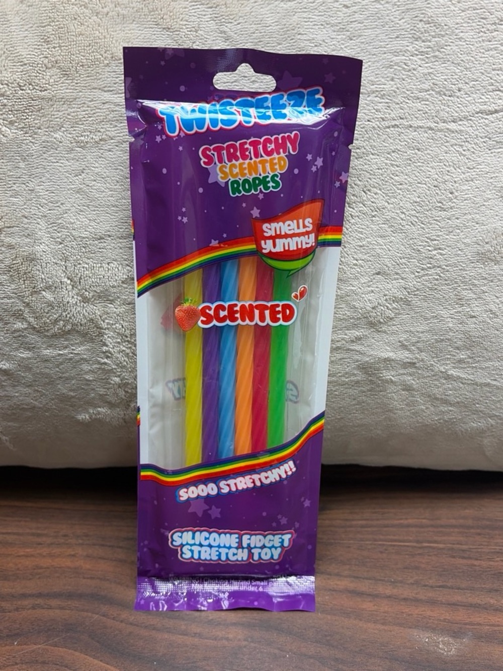 Scented Stretchy Ropes Silicone Fidget Toy - Multicolor